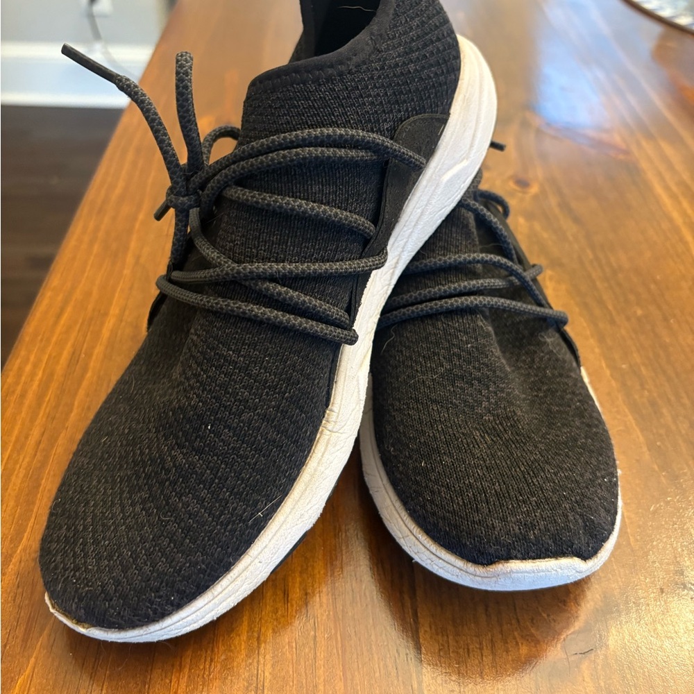 Women’s Vessi waterproof Black Knit Sneakers